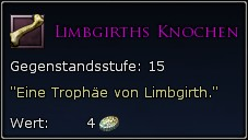 Limbgirths Knochen